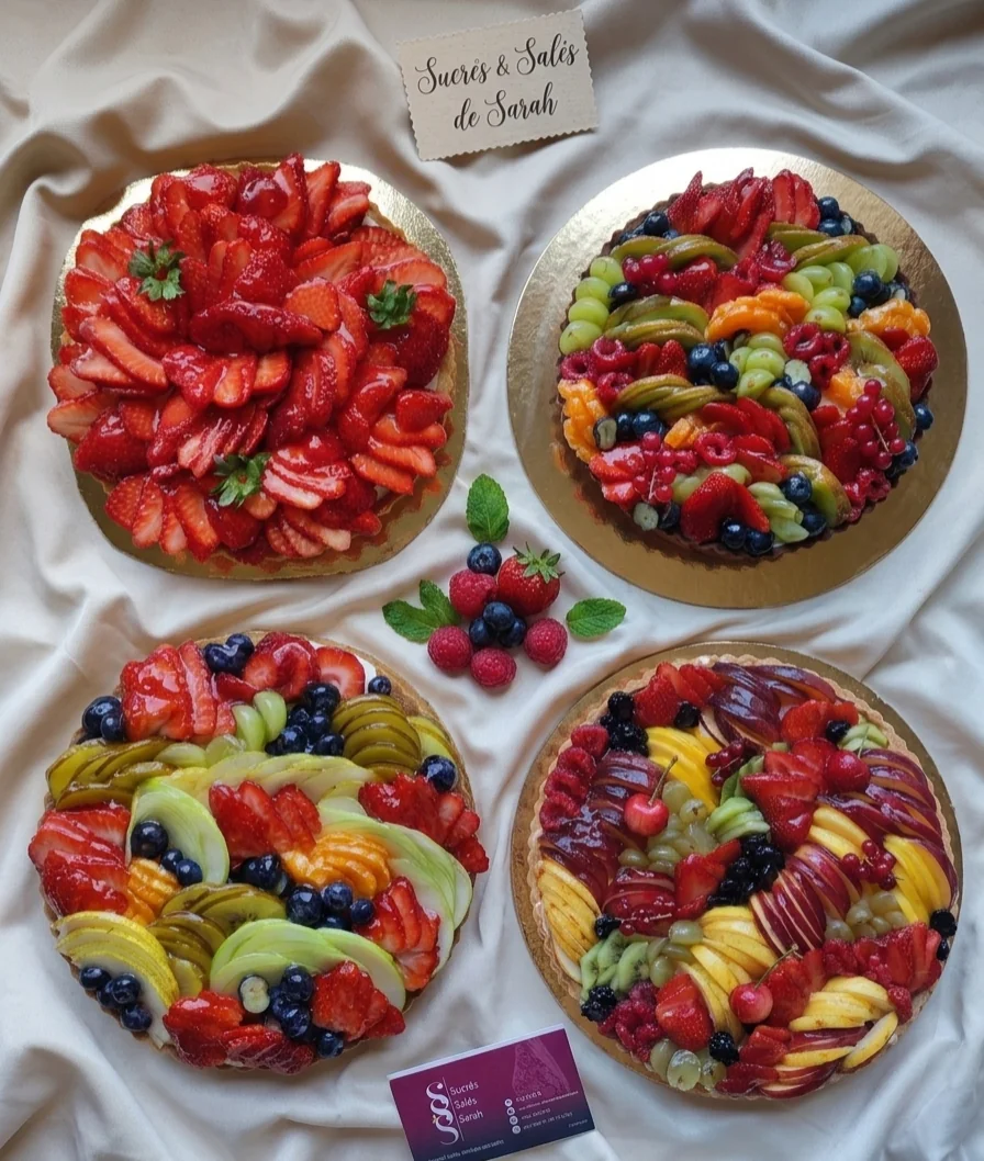 Tartes aux fruits et entremets