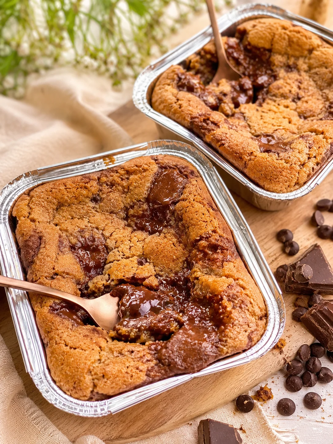 Brookie brownie cookie fondant au chocolat
